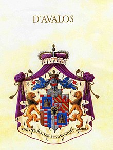 Stemma famiglia D'Avalos